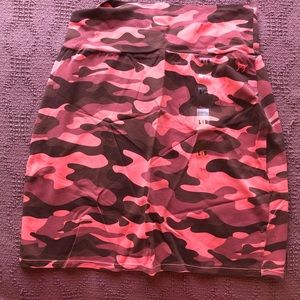 COPY - Pink matching tank top,with Mini skirt, Camouflage